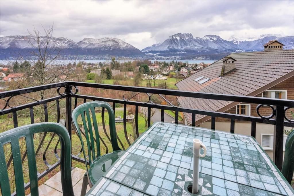 Cabana & Panorama Lac Annecy -Parking & Terrasse Sévrier Exteriér fotografie